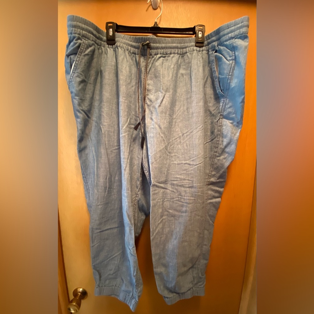 EUC J. Crew Point Sur women’s plus size cotton drawstring joggers